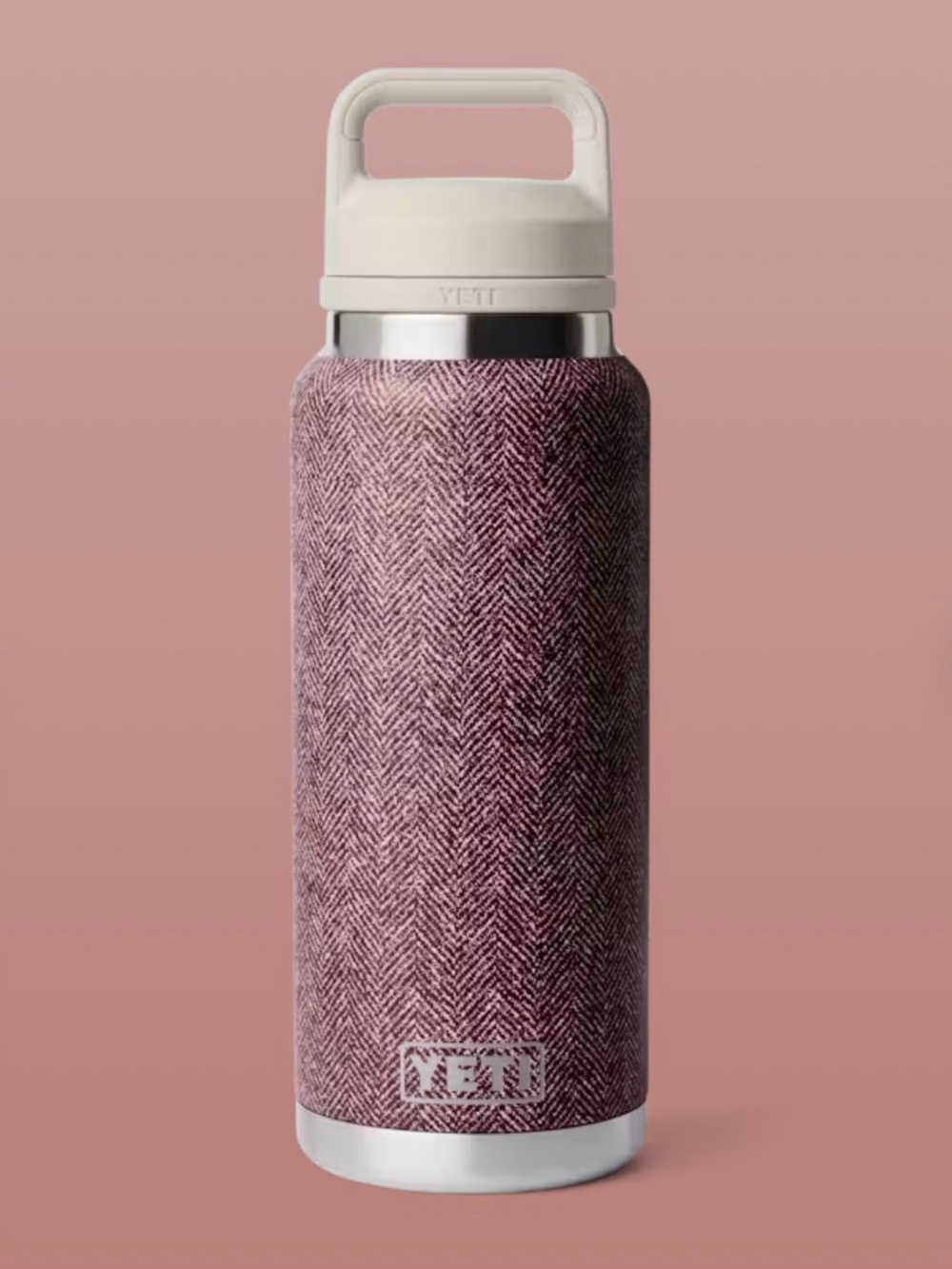 YETI Rambler 36oz Riverhead Red Herringbone